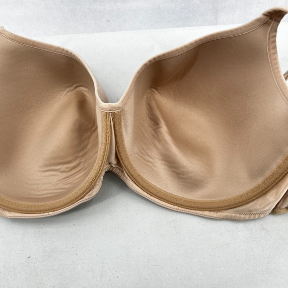 Lane Bryant Cacique Full Coverage Bra Size 44DD Beige Underwire Lightly Padded - Picture 3 of 7